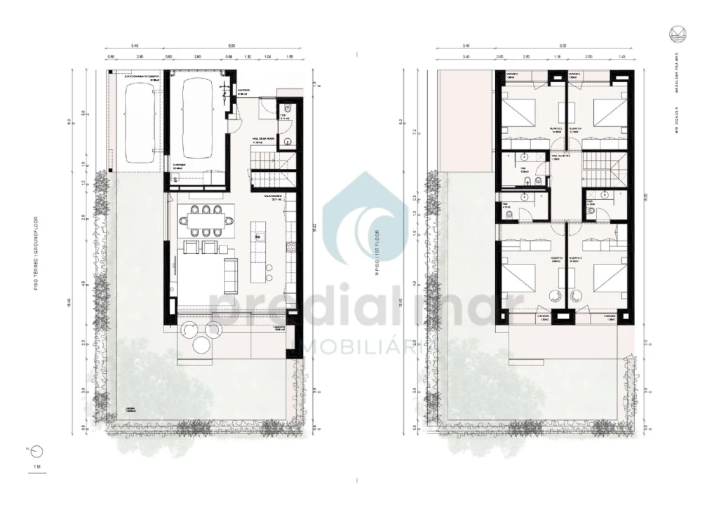 Moradia T4 para Venda em Madalena Planta 2