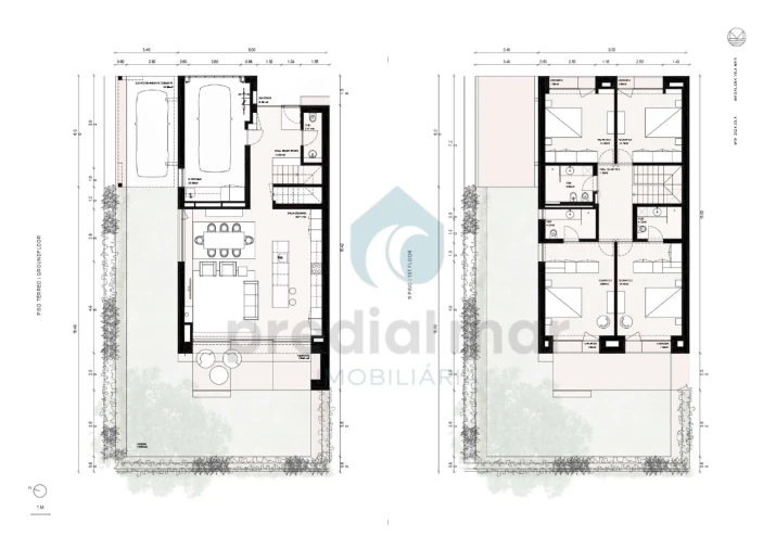 Moradia T4 para Venda em Madalena Planta 2