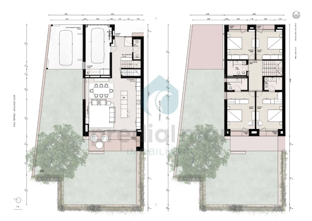 Moradia T4 para Venda em Madalena Planta 2
