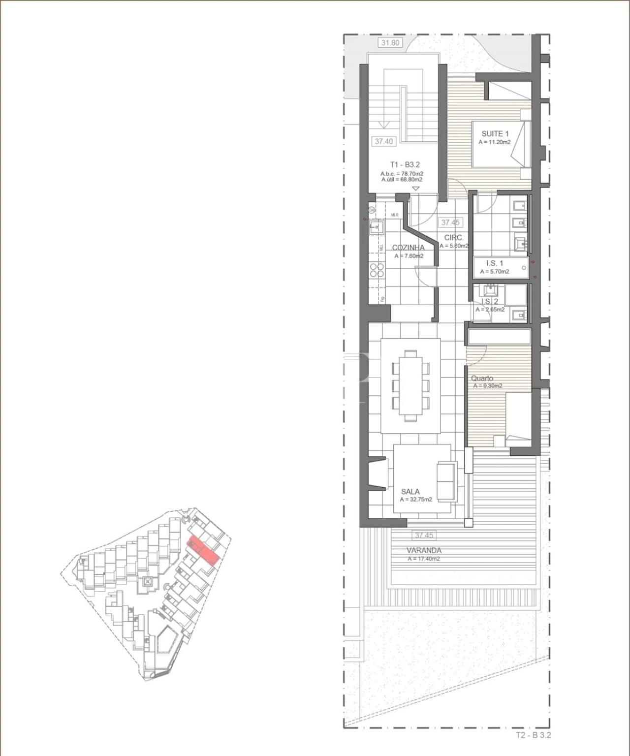 Apartamento T2 para Venda em Quarteira Foto 29