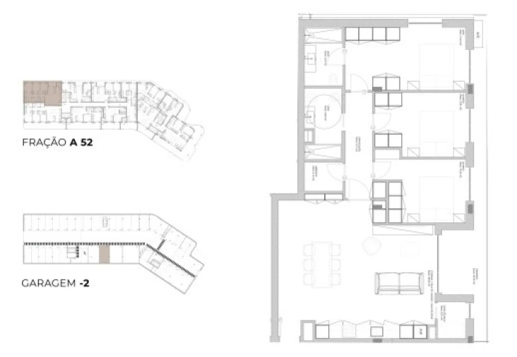 Apartamento T1 para Venda em Oliveira do Douro Planta 1