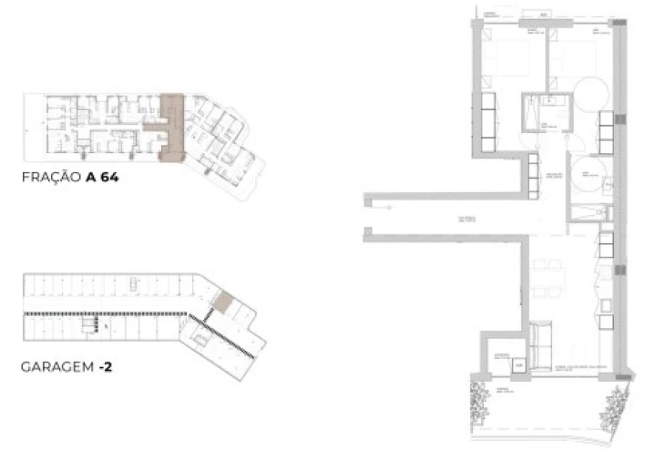 Apartamento T2 para Venda em Oliveira do Douro Planta 1