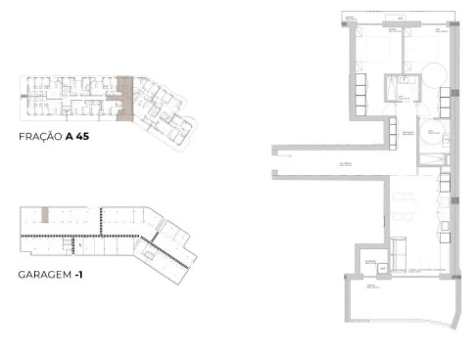 Apartamento T2 para Venda em Oliveira do Douro Planta 1