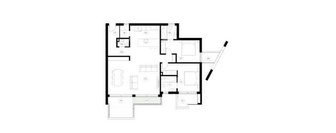 Apartamento T2 para Venda em Luz
