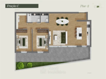 Apartamento T2 para Venda em Caldas de Vizela (São Miguel e São João)