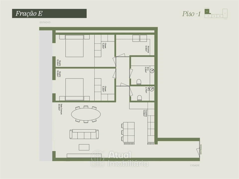 Apartamento T2 para Venda em Caldas de Vizela (São Miguel e São João) Foto 27