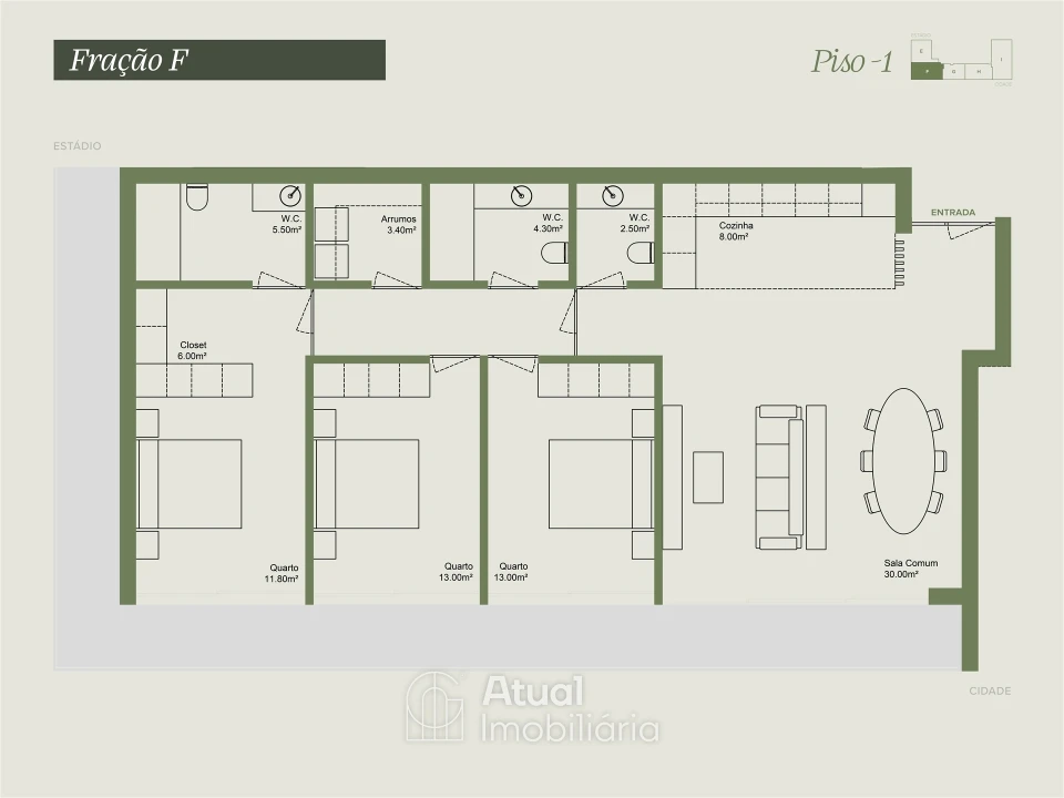 Apartamento T3 para Venda em Caldas de Vizela (São Miguel e São João) Foto 27