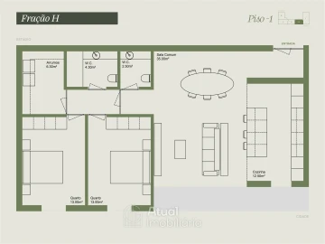 Apartamento T2 para Venda em Caldas de Vizela (São Miguel e São João)