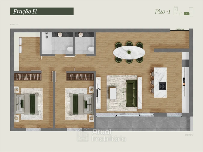 Apartamento T2 para Venda em Caldas de Vizela (São Miguel e São João) Foto 26