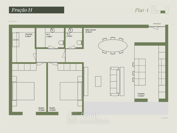 Apartamento T2 para Venda em Caldas de Vizela (São Miguel e São João) Foto 27