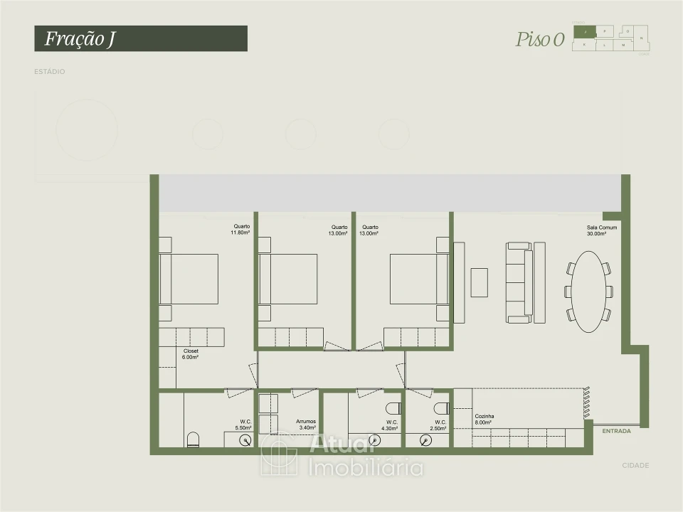 Apartamento T3 para Venda em Caldas de Vizela (São Miguel e São João) Foto 27