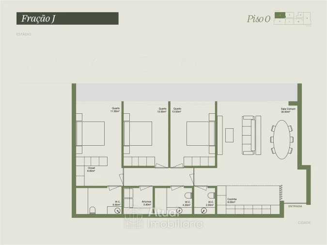 Apartamento T3 para Venda em Caldas de Vizela (São Miguel e São João) Foto 27