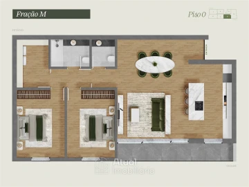 Apartamento T2 para Venda em Caldas de Vizela (São Miguel e São João)