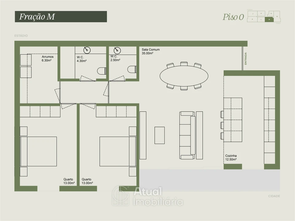 Apartamento T2 para Venda em Caldas de Vizela (São Miguel e São João) Foto 27