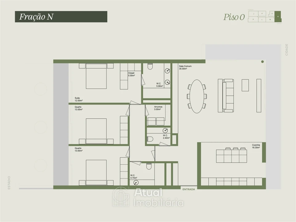 Apartamento T3 para Venda em Caldas de Vizela (São Miguel e São João) Foto 27