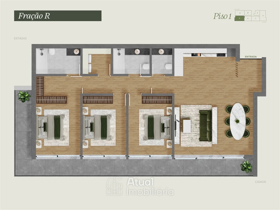 Apartamento T3 para Venda em Caldas de Vizela (São Miguel e São João) Foto 26