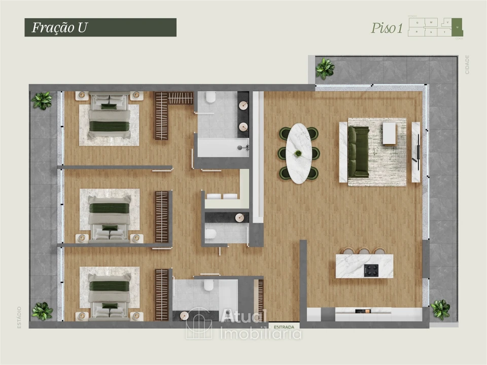 Apartamento T3 para Venda em Caldas de Vizela (São Miguel e São João) Foto 26