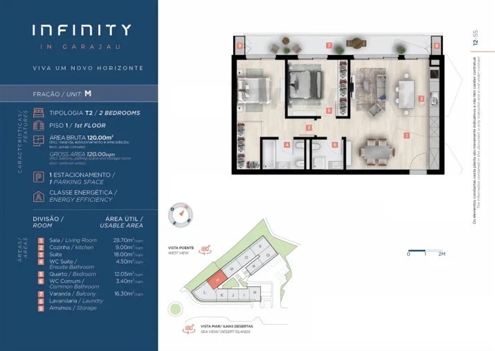 Apartamento T2 para Venda em Caniço Foto 26