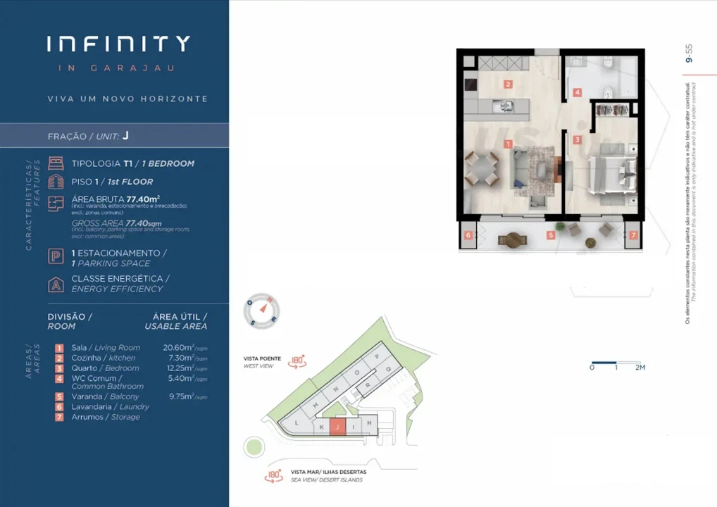 Apartamento T1 para Venda em Caniço Foto 26