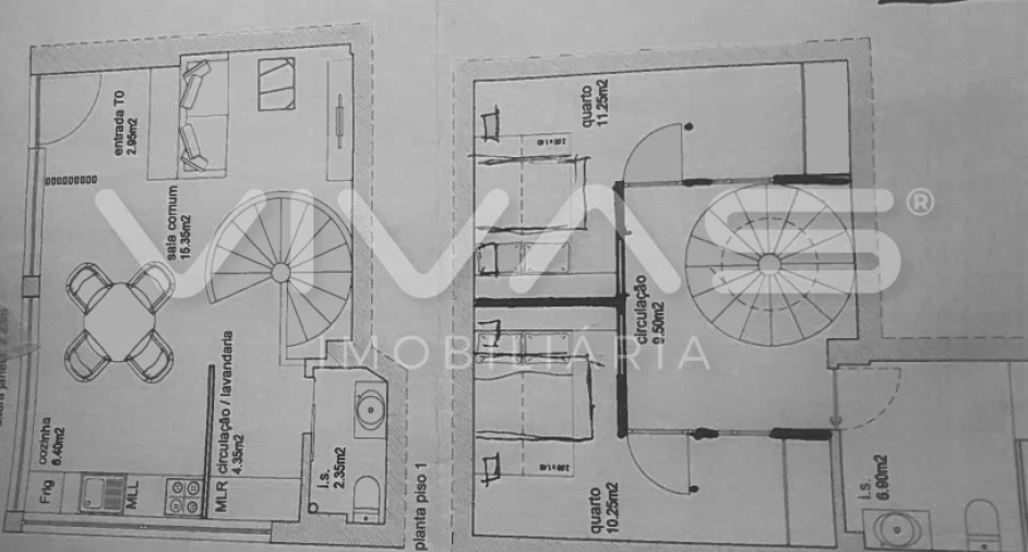 Apartamento T2 para Venda em Oliveira (Santa Maria) Foto 22