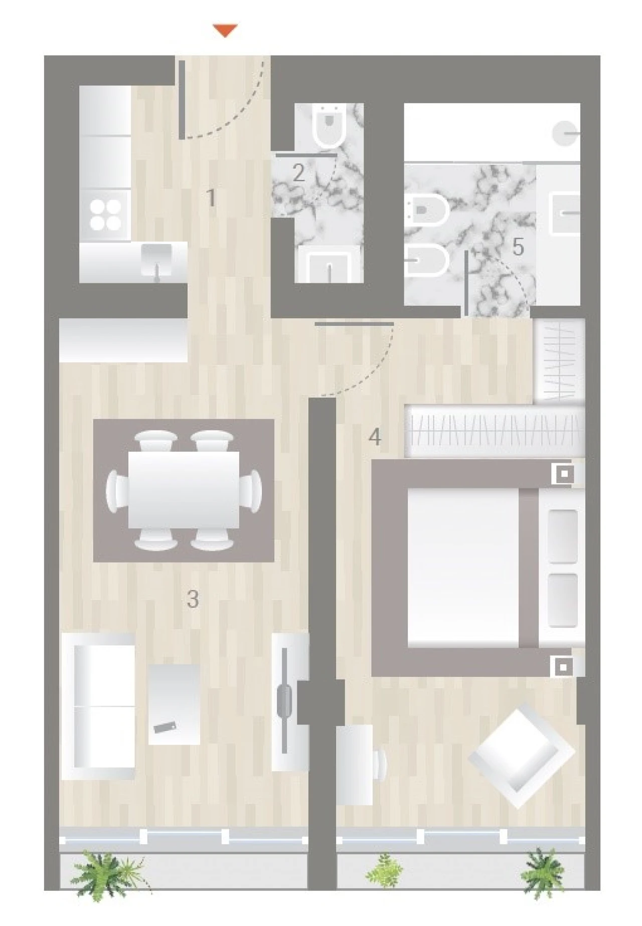 Apartamento T1 para Venda em Estrela Foto 9