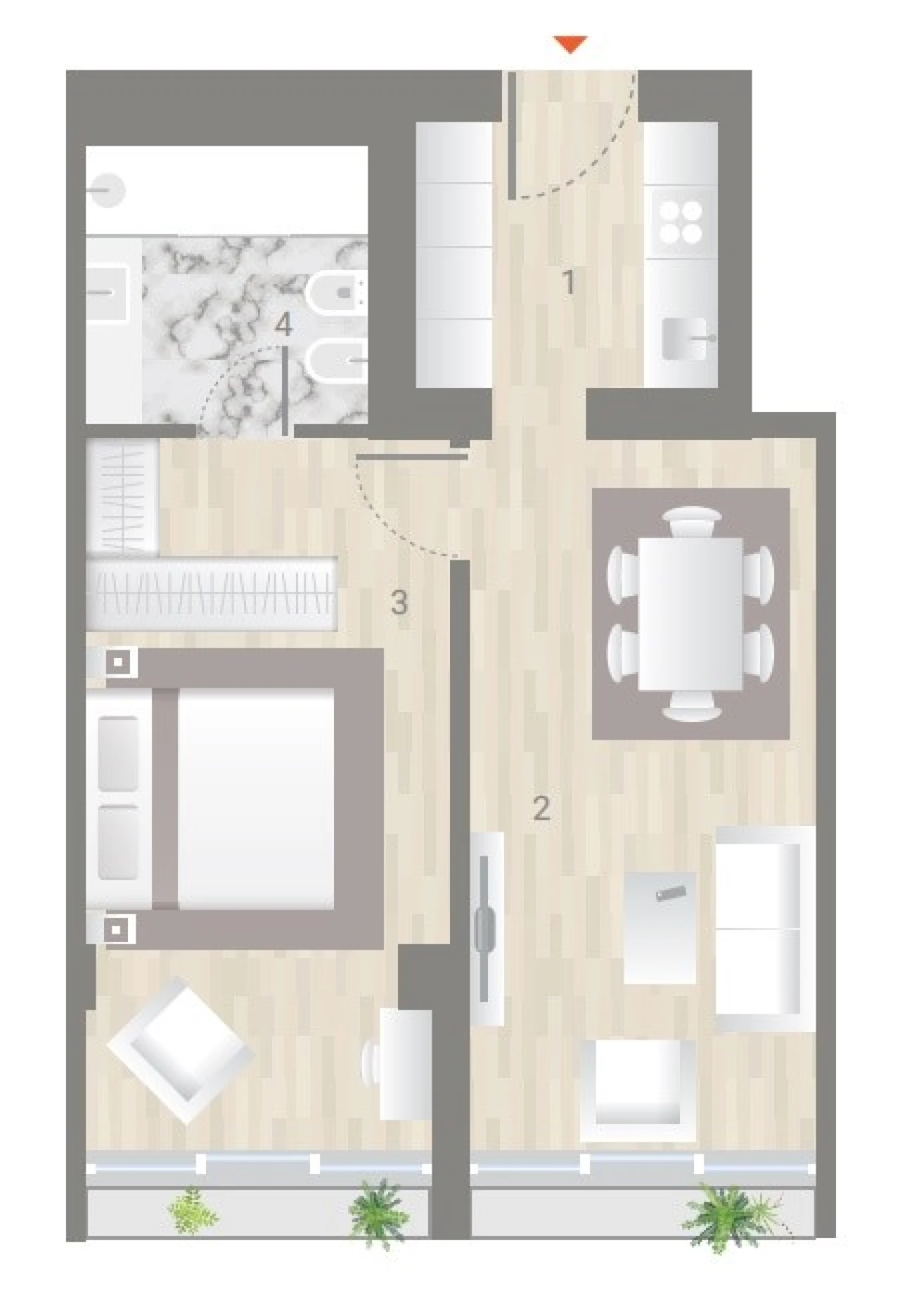 Apartamento T1 para Venda em Estrela Foto 9