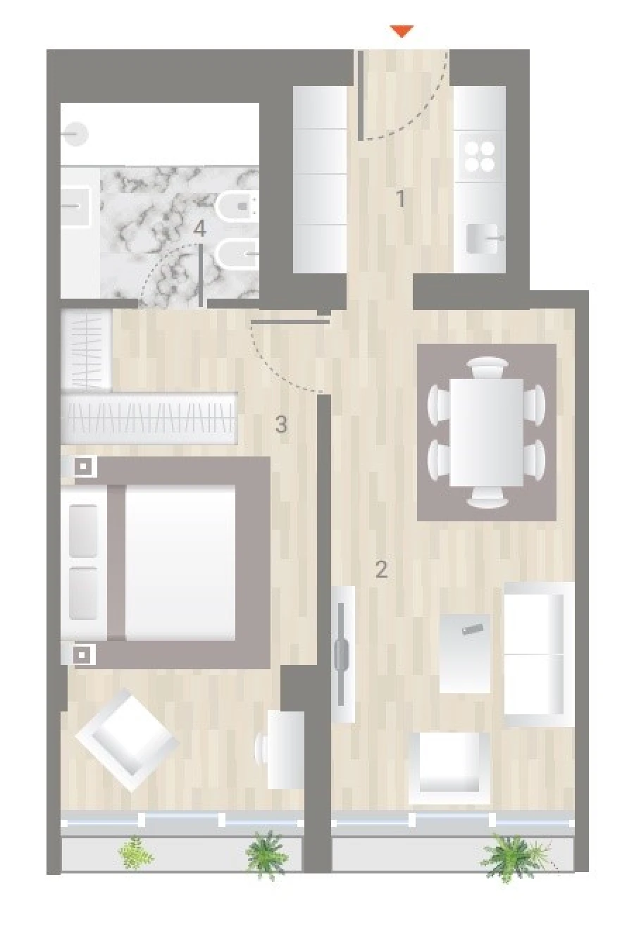 Apartamento T1 para Venda em Estrela Foto 9