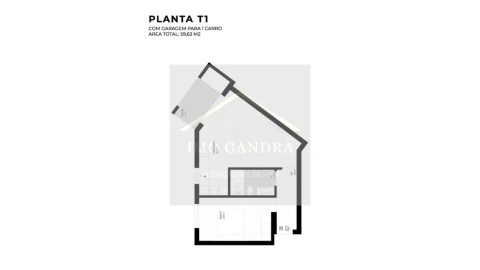 Apartamento T1 para Venda em Pedrouços