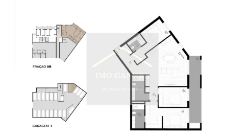 Apartamento T3 para Venda em Pedrouços