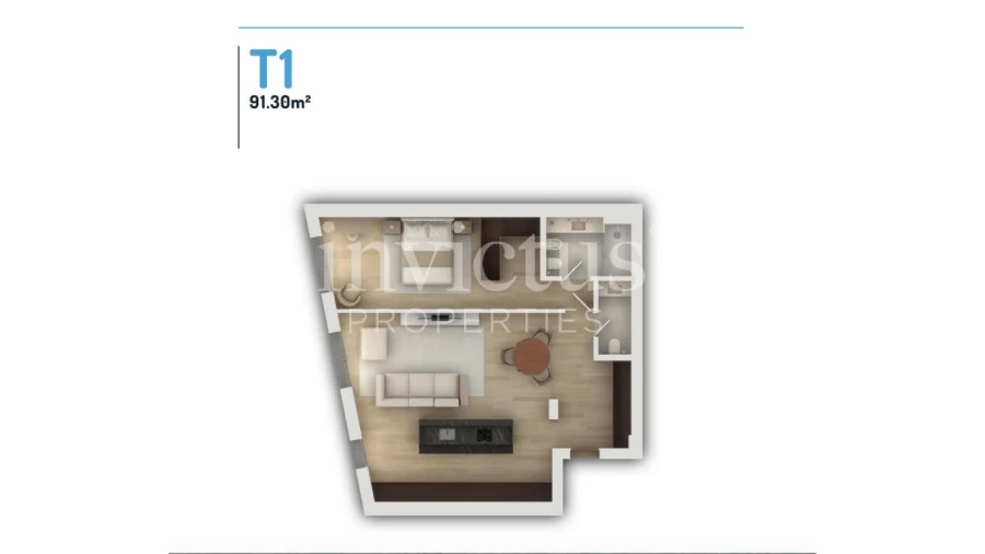 Apartamento T1 para Venda em Vila do Conde Foto 17