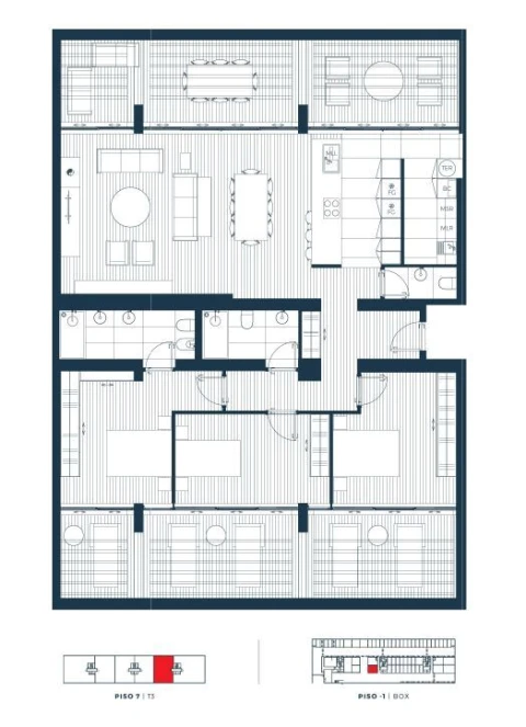 Apartamento T3 para Venda em Custóias, Leça do Balio e Guifões