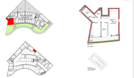 Apartamento T1 para Venda em Aradas