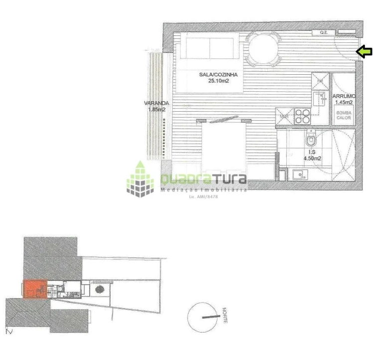 Apartamento T1 para Venda em Cedofeita, Santo Ildefonso, Sé, Miragaia, São Nicolau e Vitória Foto 4