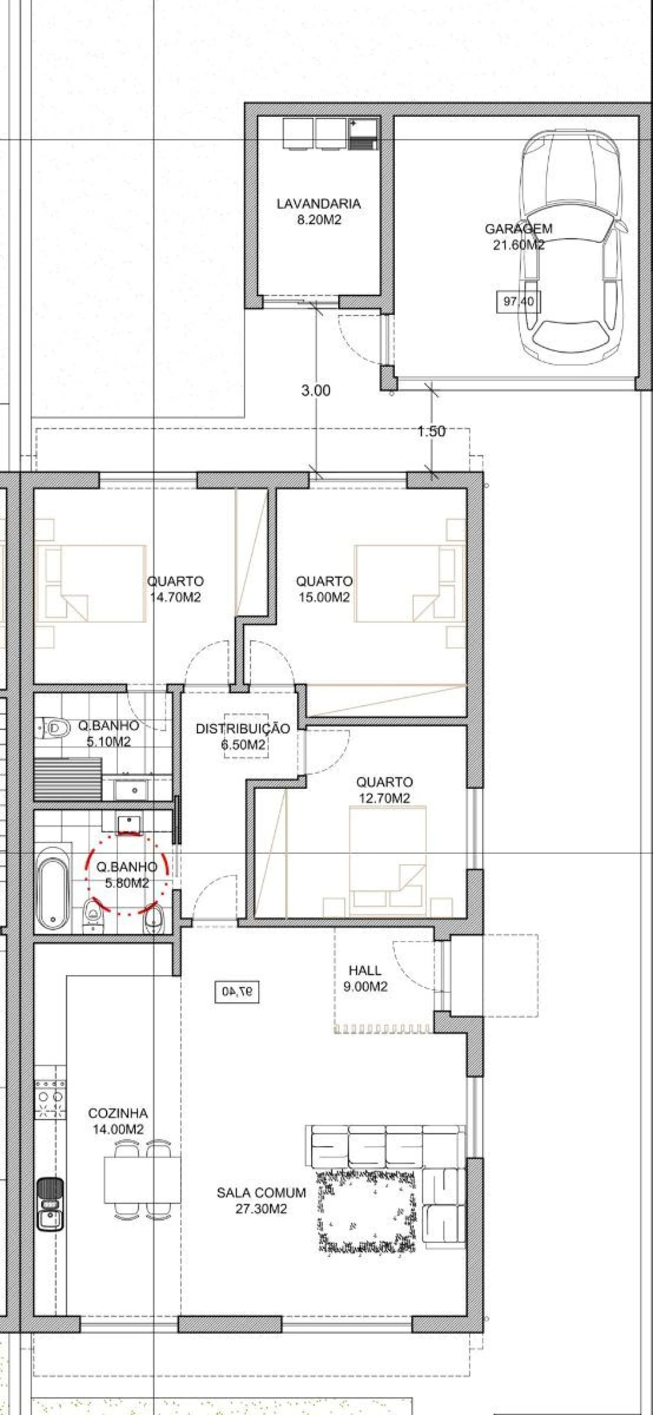 Moradia T3 para Venda em Santa Maria da Feira, Travanca, Sanfins e Espargo Foto 21
