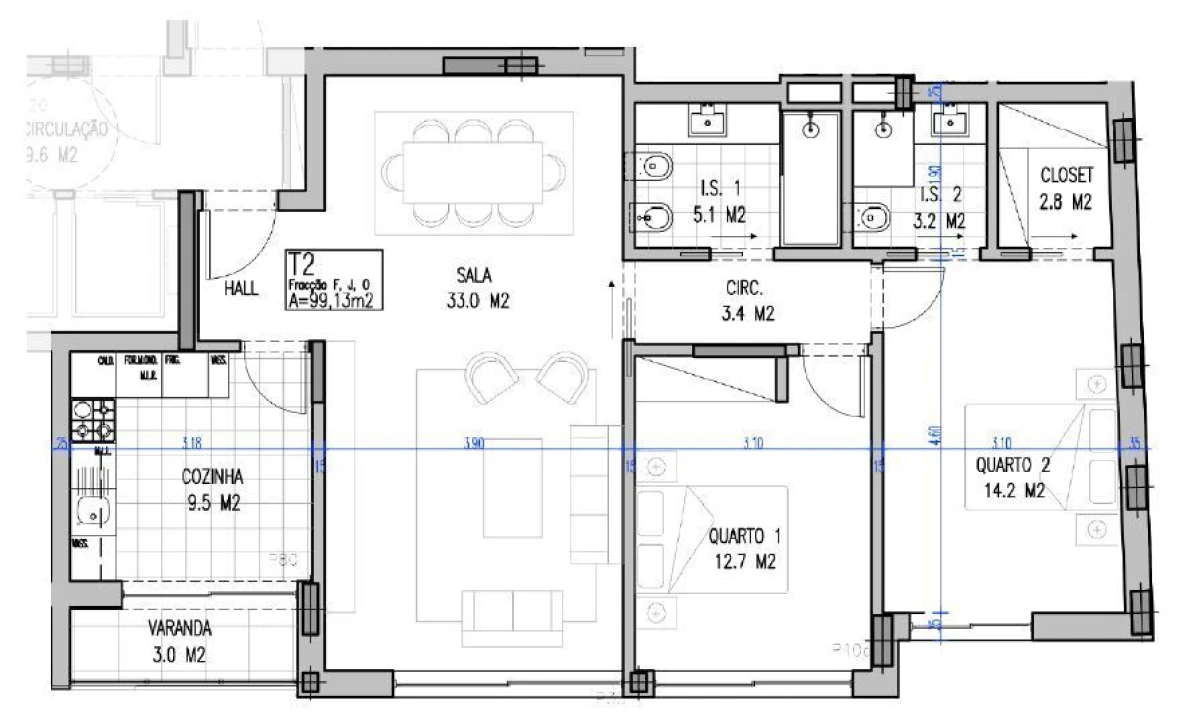 Apartamento T2 para Venda em Almada, Cova da Piedade, Pragal e Cacilhas Foto 10