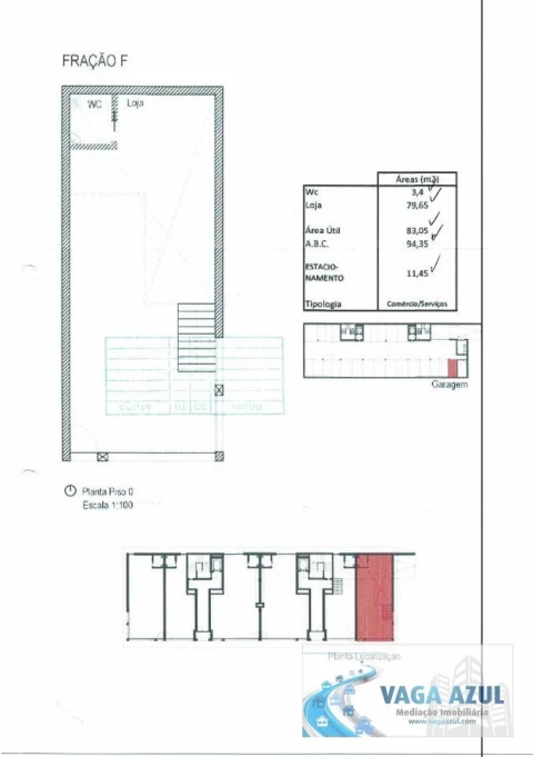 Loja para Venda em Fânzeres e São Pedro da Cova