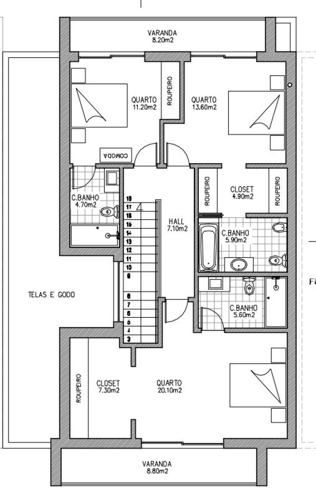Moradia T3 para Venda em Sanfins Lamoso Codessos Foto 38