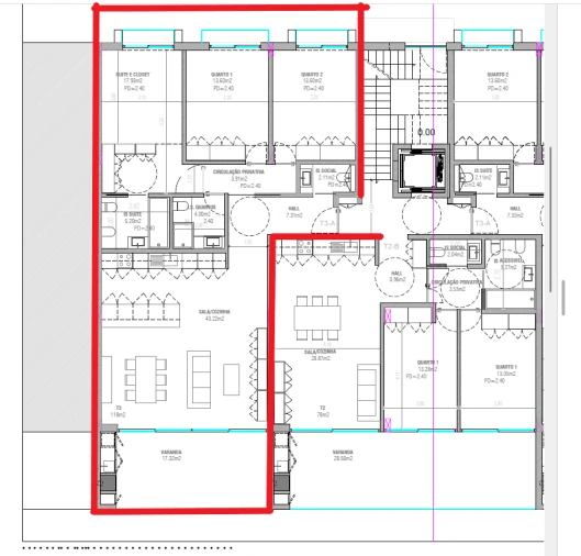 Apartamento T3 para Venda em Ribeirão Foto 14