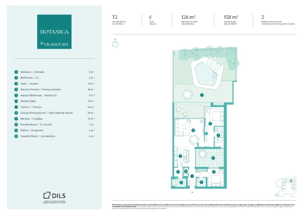 Apartamento T2 para Venda em Quarteira Foto 29
