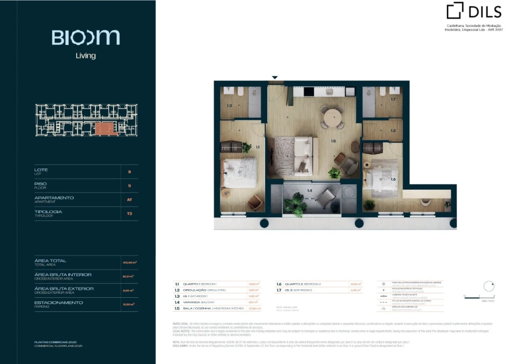 Apartamento T2 para Venda em Moreira Foto 21