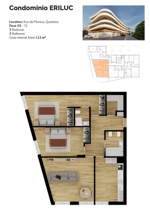 Apartamento T2 para Venda em Quarteira