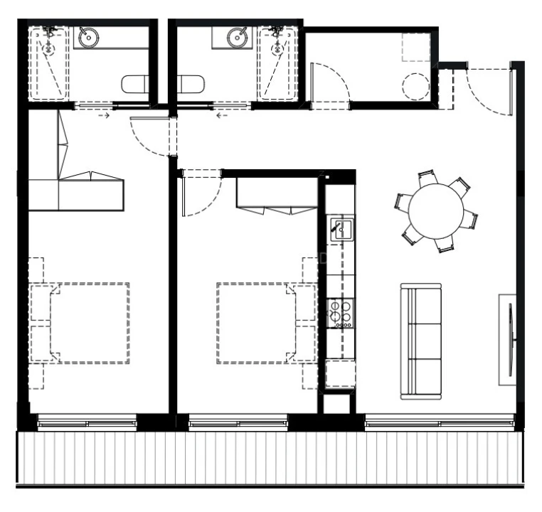 Apartamento T2 para Venda em São Felix da Marinha Foto 11