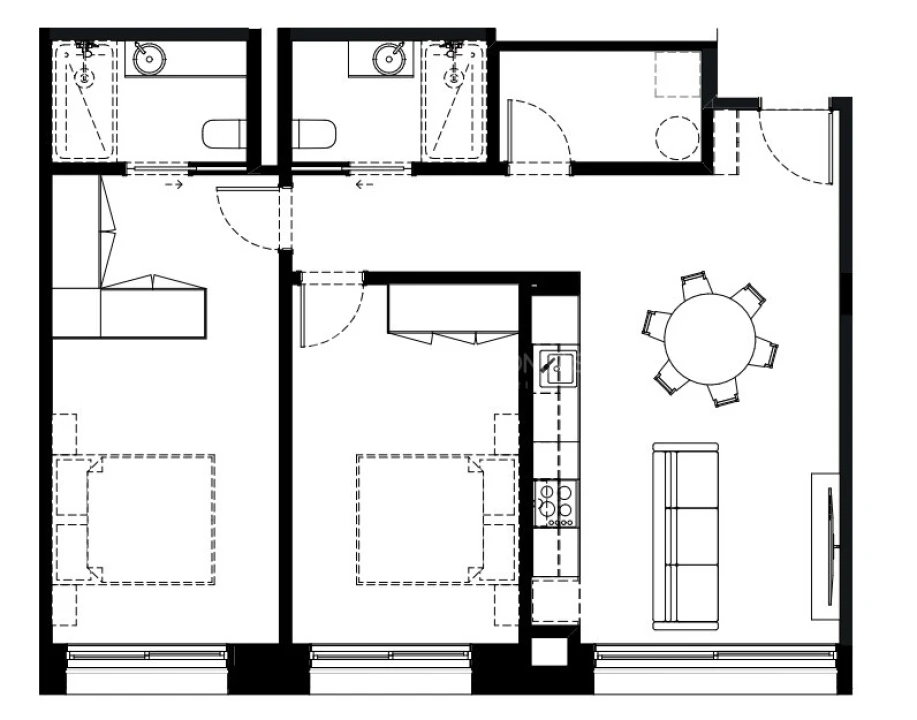 Apartamento T2 para Venda em São Felix da Marinha Foto 11