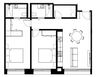 Apartamento T2 para Venda em São Felix da Marinha