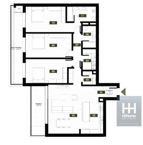Apartamento T3 para Venda em Estreito de Camara de Lobos