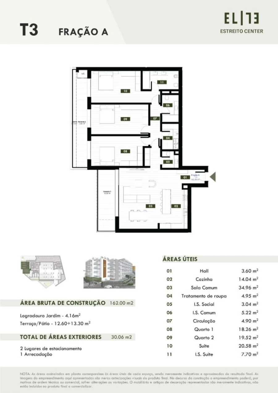 Apartamento T3 para Venda em Estreito de Camara de Lobos Foto 14