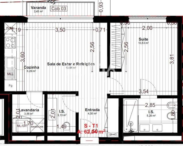 Apartamento T1 para Venda em Cortegaça Foto 9