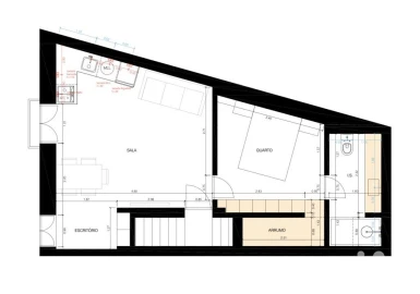 Apartamento T1 para Venda em Santa Maria Maior