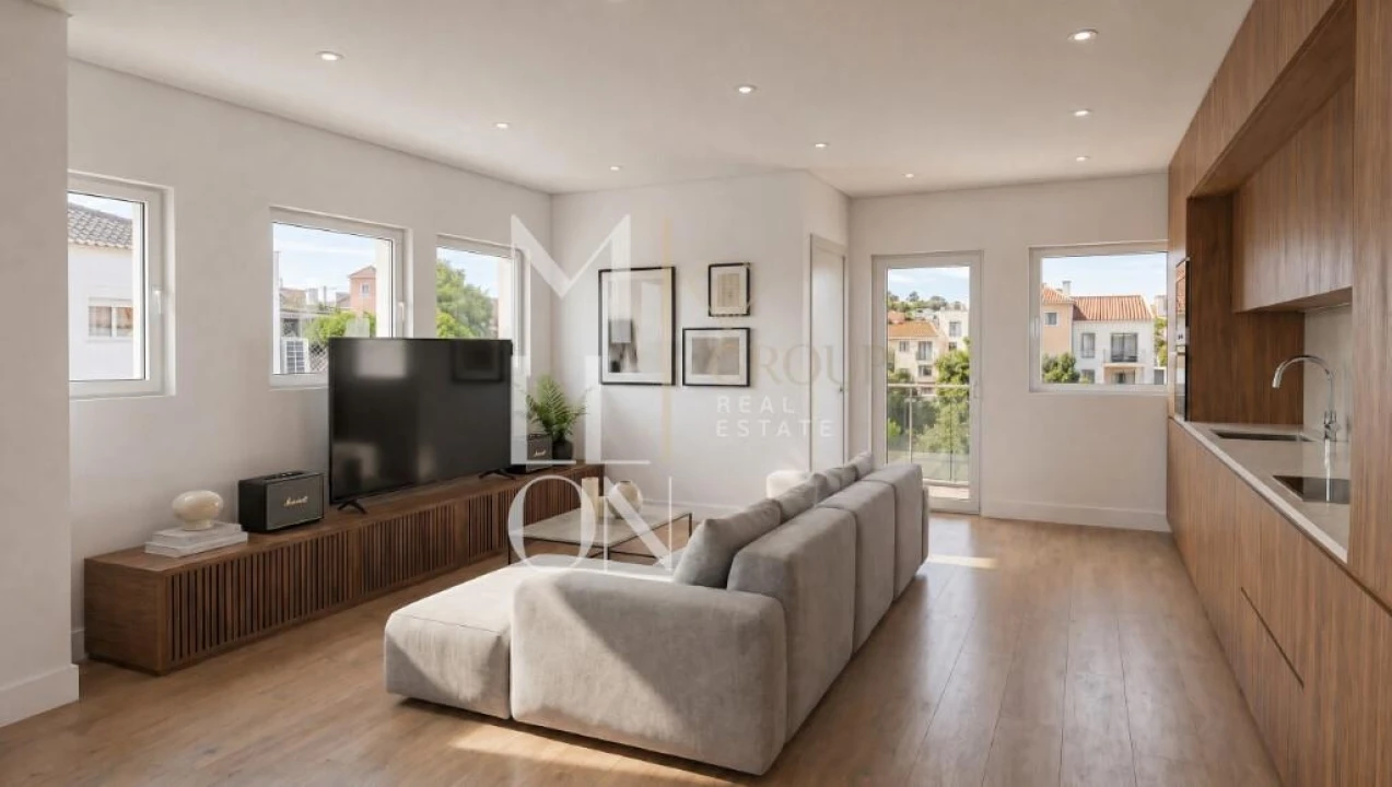 Apartamento T1 para Venda em Carcavelos e Parede Foto 9