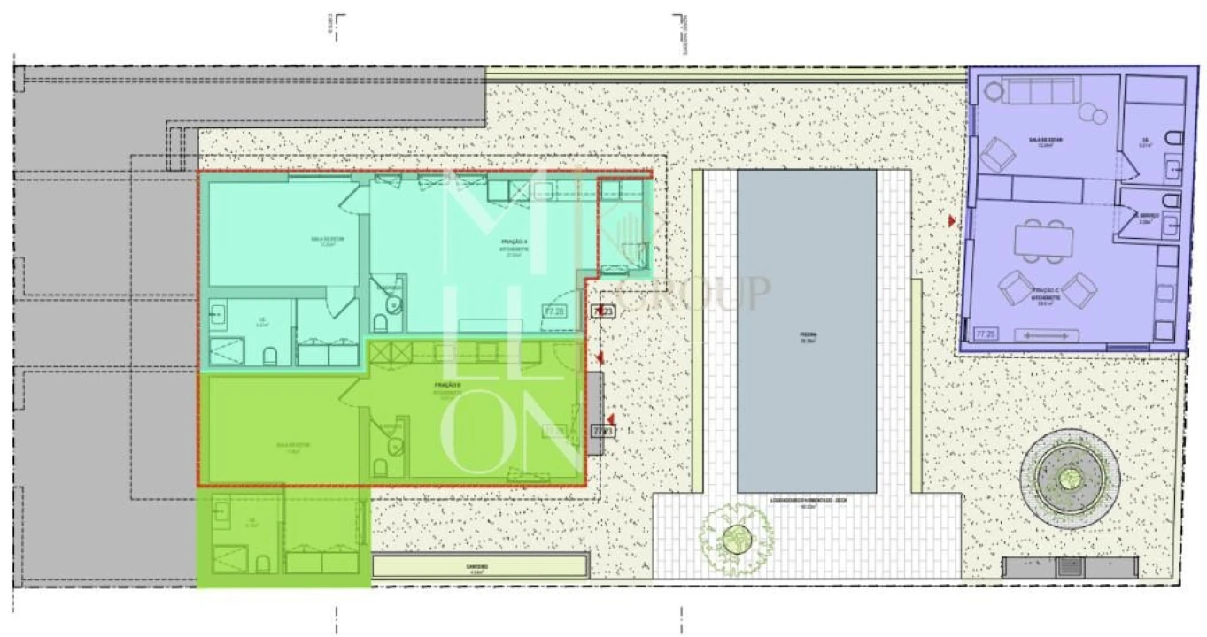 Apartamento T1 para Venda em Carcavelos e Parede Foto 6